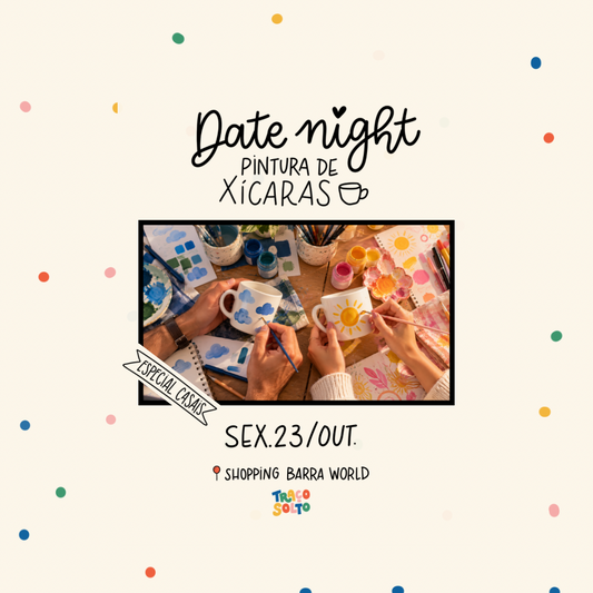 Date Night com Pintura de Xícaras 💕☕️
